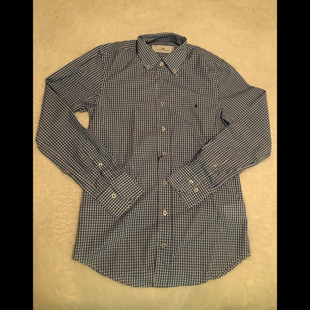 Carolina Herrera Long Shirt, Size 14’1/2 Brand New